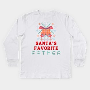 Christmas Father Gift Kids Long Sleeve T-Shirt